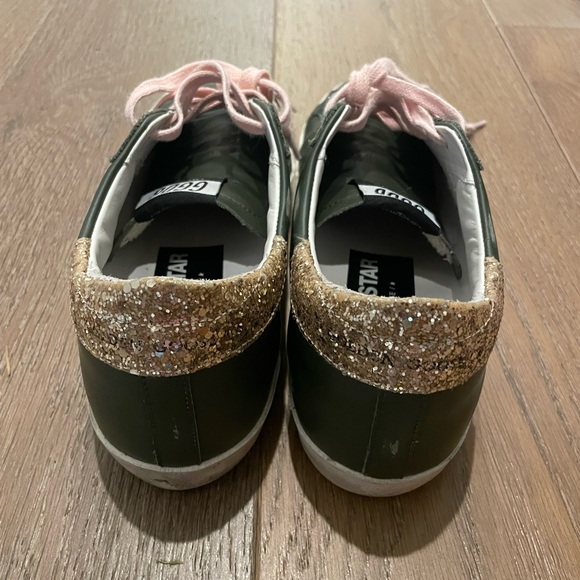 Golden goose size 39 dark green sneakers - Picture 3 of 6